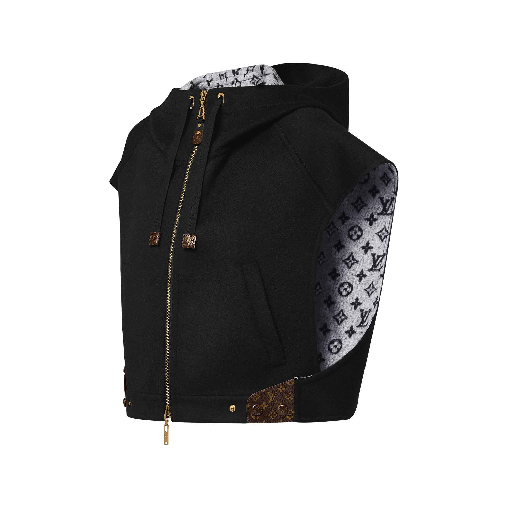 Double Face Open Arm Jacket - Luxury Black | LOUIS VUITTON